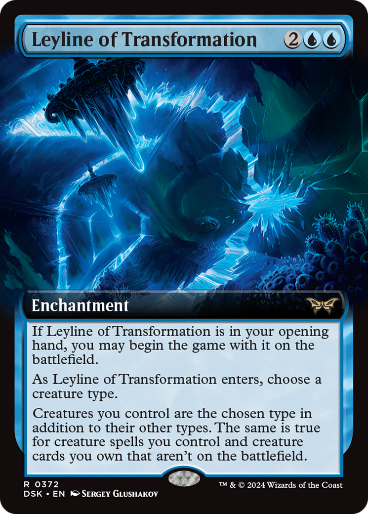Leyline of Transformation (Extended Art) (372) [Duskmourn: House of Horror] - Deck Out Gaming