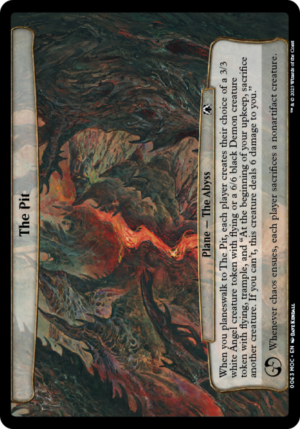 The Pit (63) [March of the Machine Commander] - Deck Out Gaming