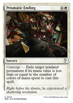 Prismatic Ending (White Border) (16) [Mystery Booster 2] - Deck Out Gaming