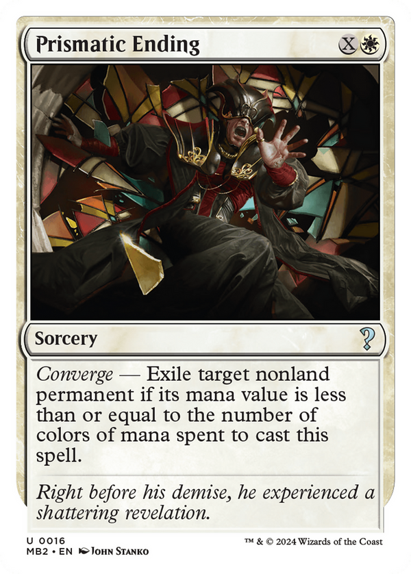 Prismatic Ending (White Border) (16) [Mystery Booster 2] - Deck Out Gaming