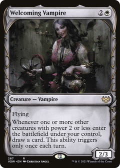 Welcoming Vampire (Showcase) (287) [Innistrad: Crimson Vow] - Deck Out Gaming