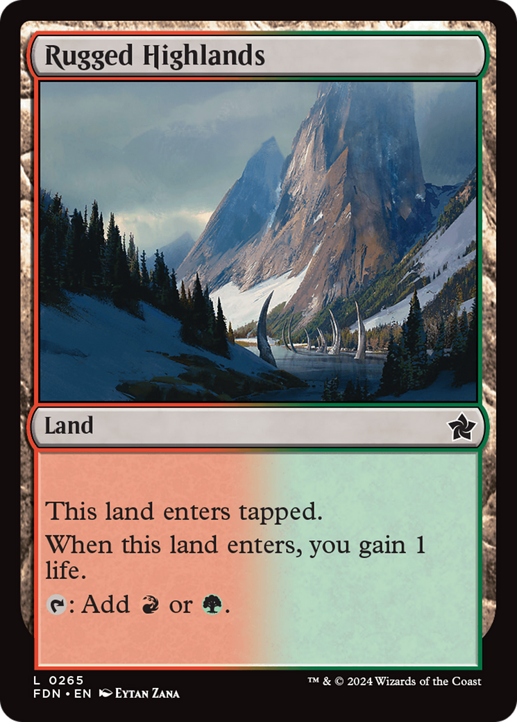 Rugged Highlands (265) [Foundations] - Deck Out Gaming