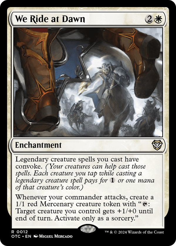 We Ride at Dawn (12) [Outlaws of Thunder Junction Commander] - Deck Out Gaming