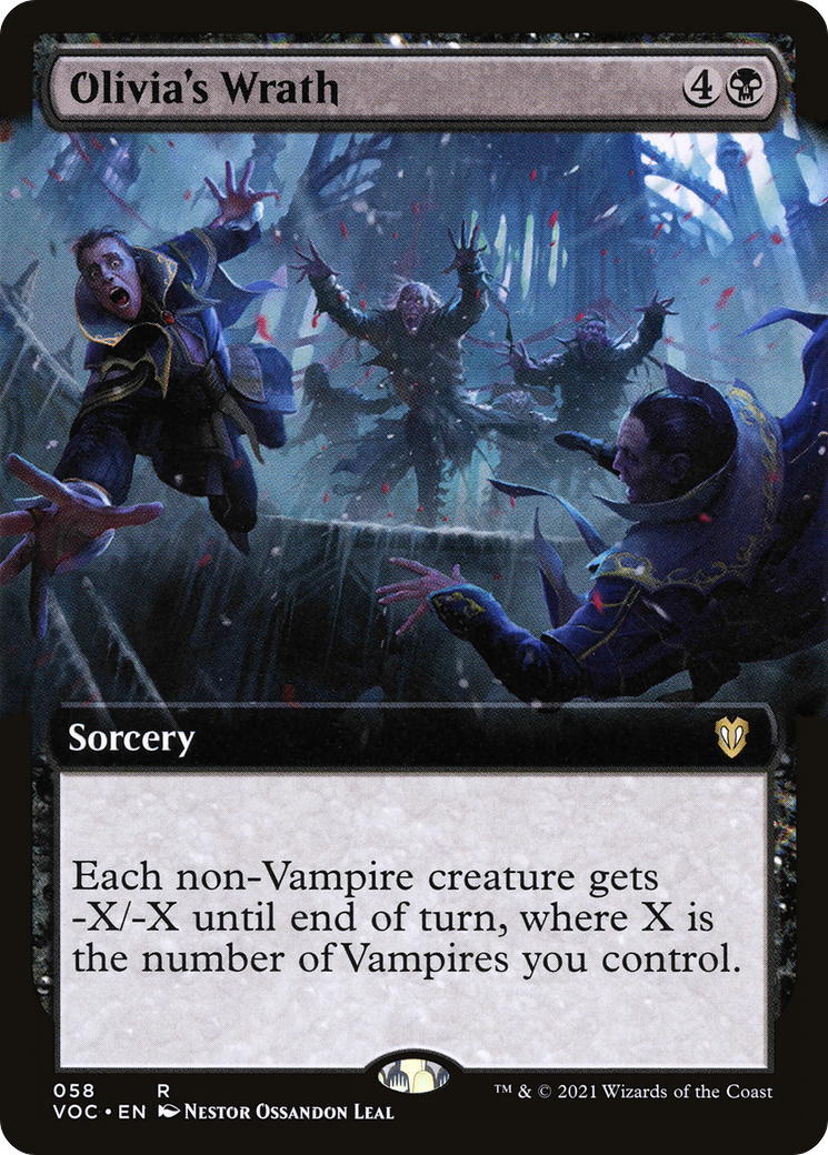 Olivia's Wrath (Extended Art) (58) [Commander: Innistrad: Crimson Vow] - Deck Out Gaming