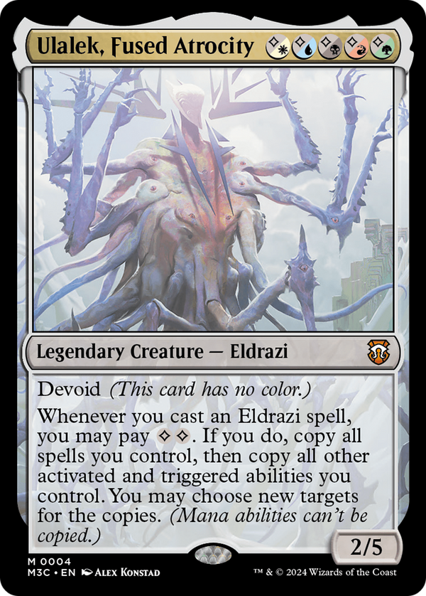 Ulalek, Fused Atrocity (4) [Modern Horizons 3 Commander] foil - Deck Out Gaming