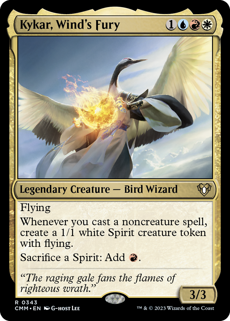 Kykar, Wind's Fury (343) [Commander Masters] foil - Deck Out Gaming