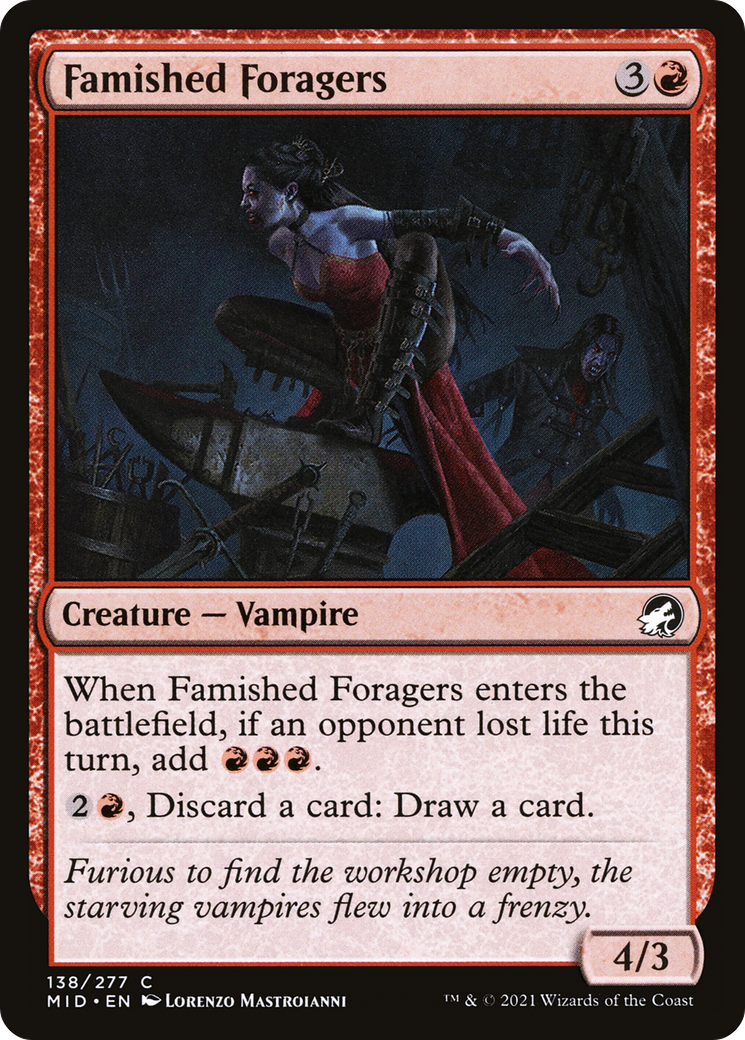 Famished Foragers (138) [Innistrad: Midnight Hunt] foil - Deck Out Gaming