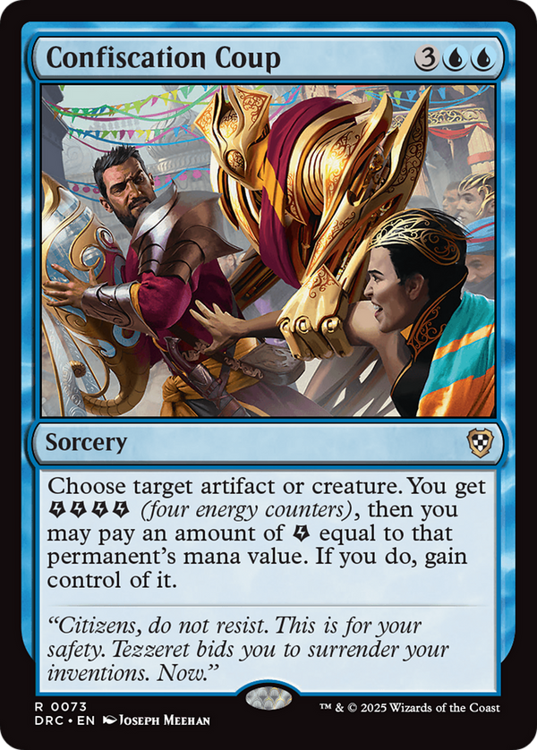 Confiscation Coup (73) [Commander: Aetherdrift] - Deck Out Gaming
