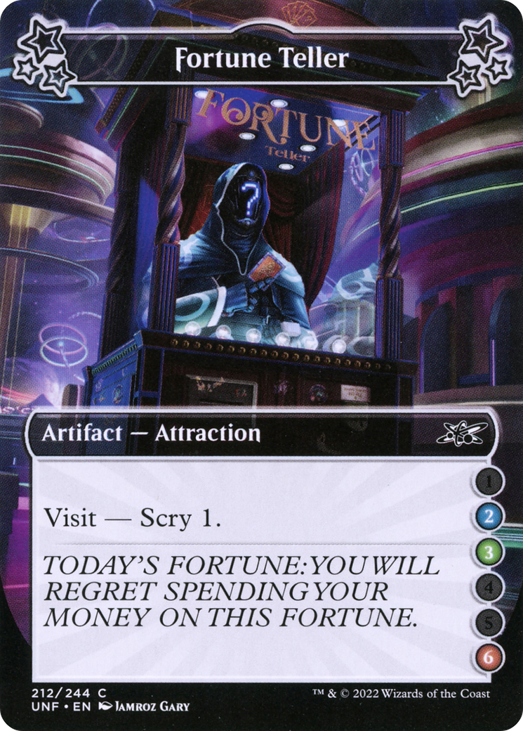 Fortune Teller (2-3-6) (212) [Unfinity] foil - Deck Out Gaming