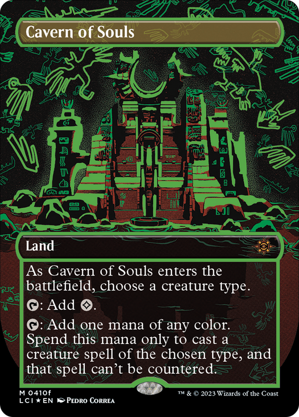 Cavern of Souls (0410f) (Borderless) (410f) [The Lost Caverns of Ixalan] foil - Deck Out Gaming