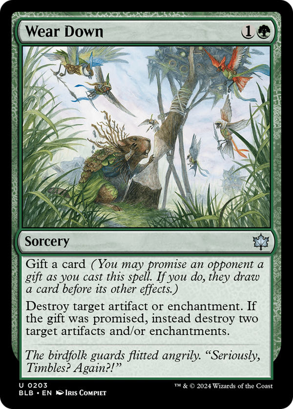 Wear Down (203) [Bloomburrow] foil - Deck Out Gaming