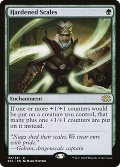 Hardened Scales (151) [Double Masters 2022] foil - Deck Out Gaming