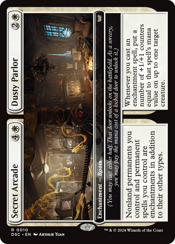 Secret Arcade // Dusty Parlor (10) [Duskmourn: House of Horror Commander] - Deck Out Gaming