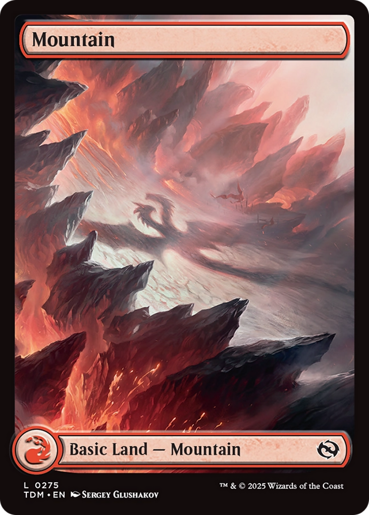 Mountain (0275) (275) [Tarkir: Dragonstorm] foil - Deck Out Gaming