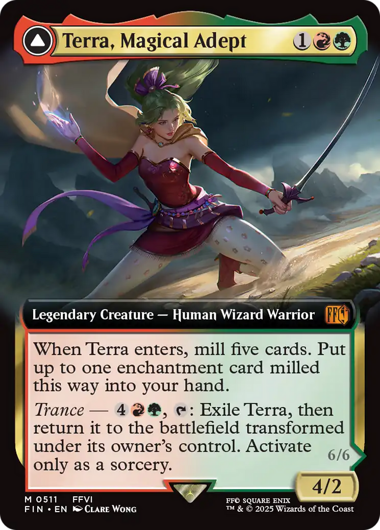 Terra, Magical Adept // Esper Terra (511) [FINAL FANTASY] foil - Deck Out Gaming