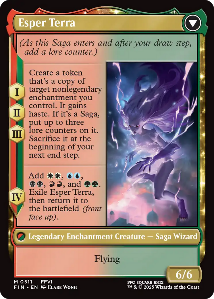 Terra, Magical Adept // Esper Terra (511) [FINAL FANTASY] foil - Deck Out Gaming