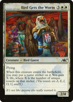 _____ Bird Gets the Worm (Galaxy Foil) (291) [Unfinity] foil - Deck Out Gaming