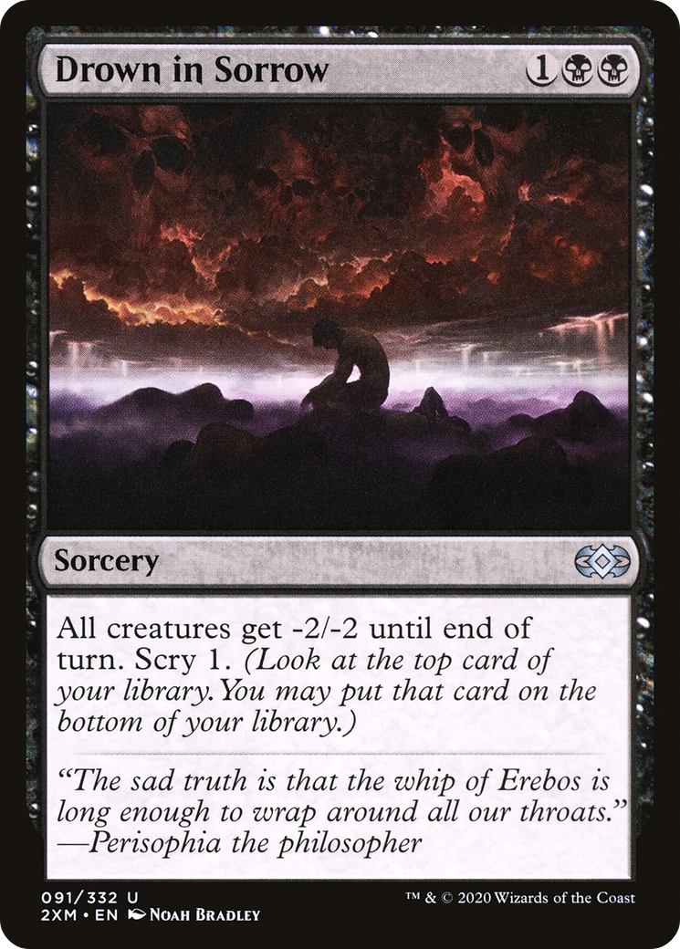 Drown in Sorrow (91) [Double Masters] foil - Deck Out Gaming