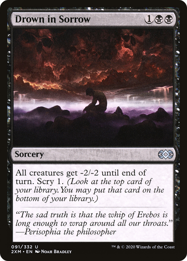 Drown in Sorrow (91) [Double Masters] foil - Deck Out Gaming
