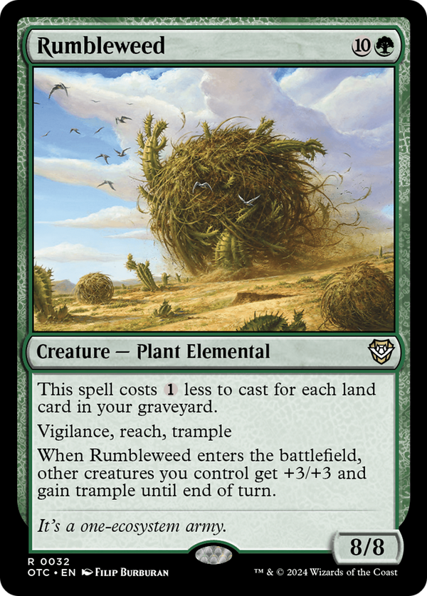 Rumbleweed (32) [Outlaws of Thunder Junction Commander] - Deck Out Gaming