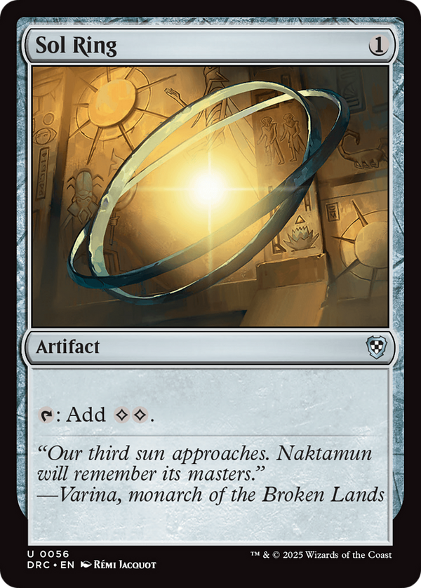 Sol Ring (0056) (56) [Commander: Aetherdrift] - Deck Out Gaming