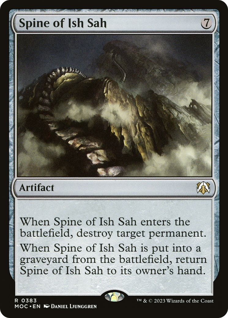 Spine of Ish Sah (383) [March of the Machine Commander] - Deck Out Gaming
