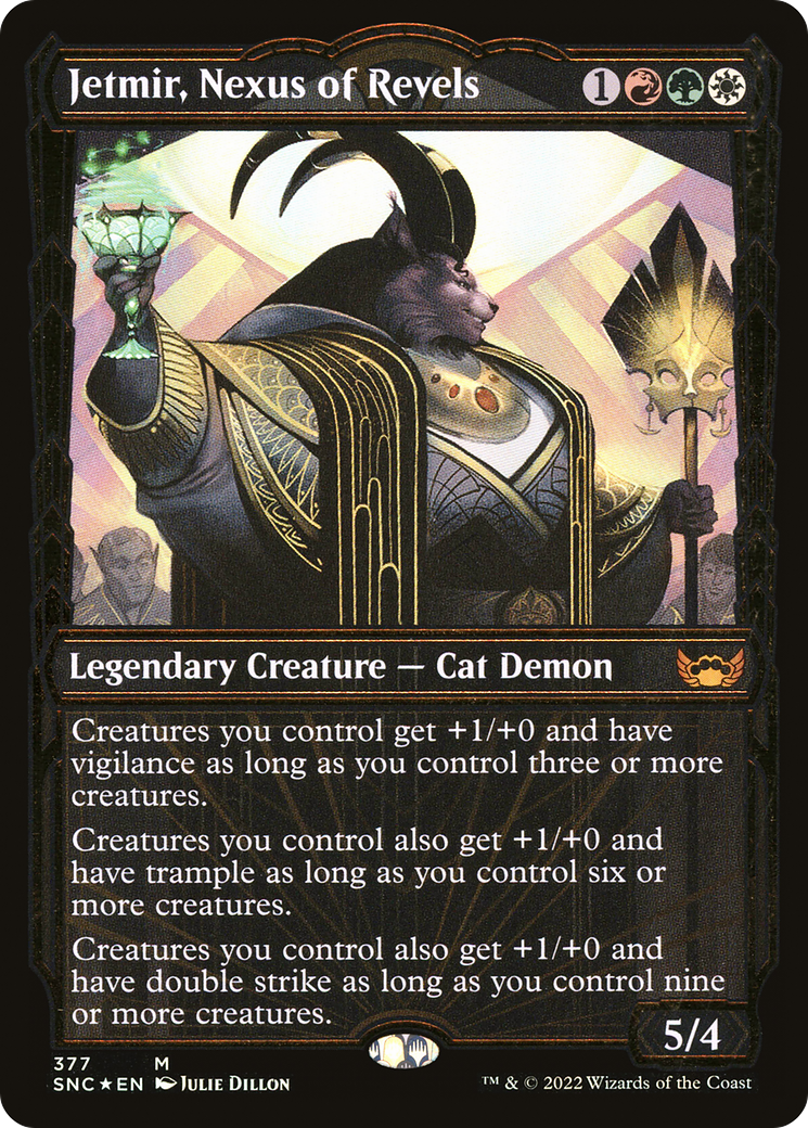 Jetmir, Nexus of Revels (Gilded Foil) (377) [Streets of New Capenna] foil - Deck Out Gaming