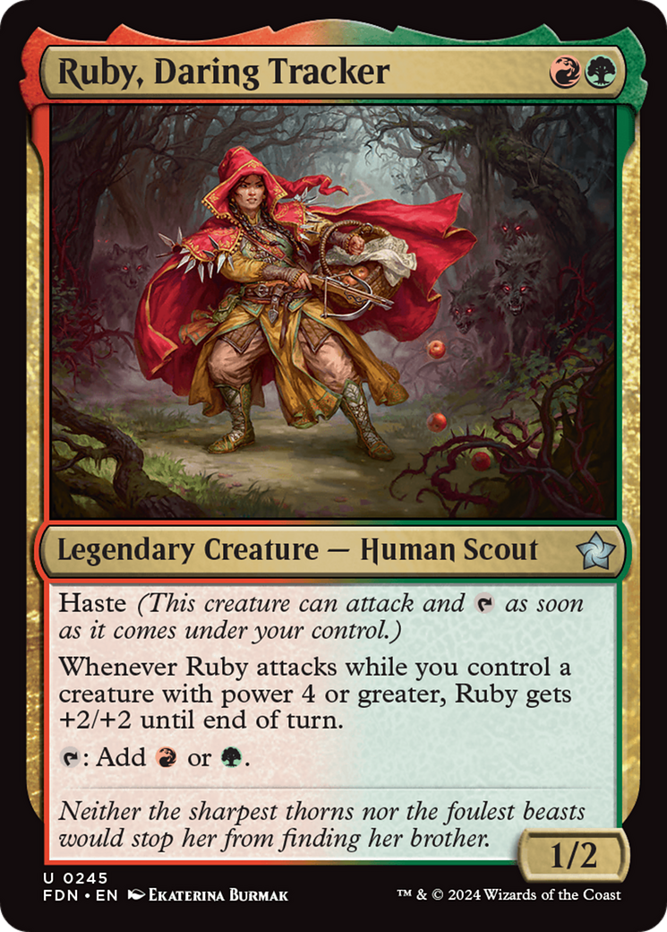 Ruby, Daring Tracker (245) [Foundations] - Deck Out Gaming