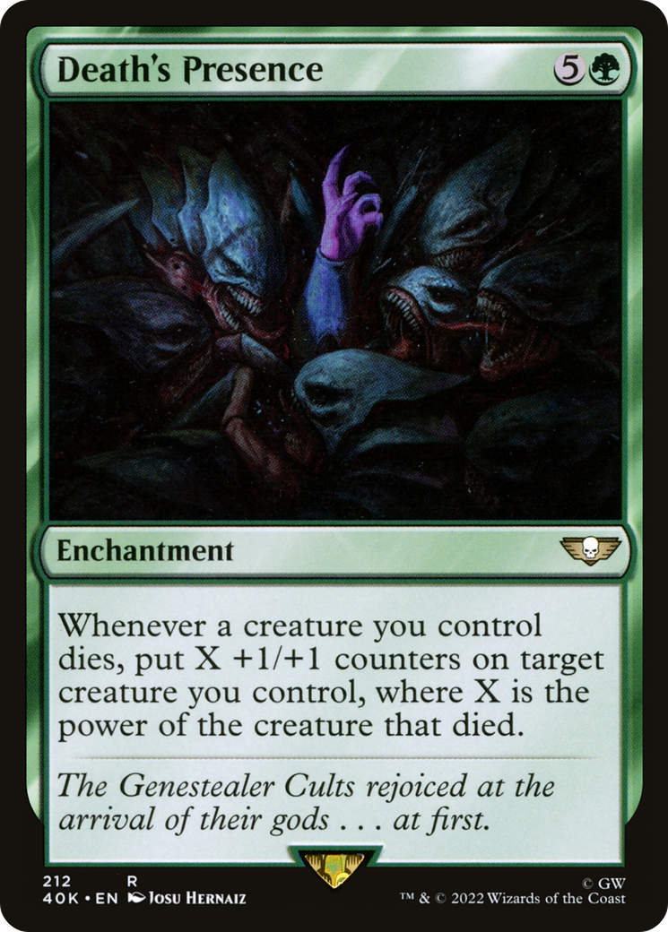 Death's Presence (212) [Warhammer 40,000 Commander] - Deck Out Gaming