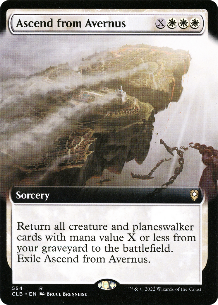 Ascend from Avernus (Extended Art) (554) [Commander Legends: Battle for Baldur's Gate] - Deck Out Gaming