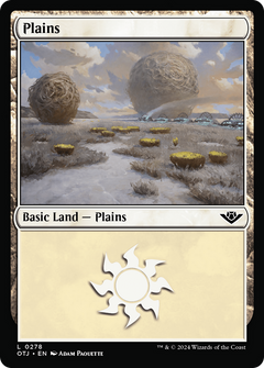Plains (0278) (278) [Outlaws of Thunder Junction] - Deck Out Gaming