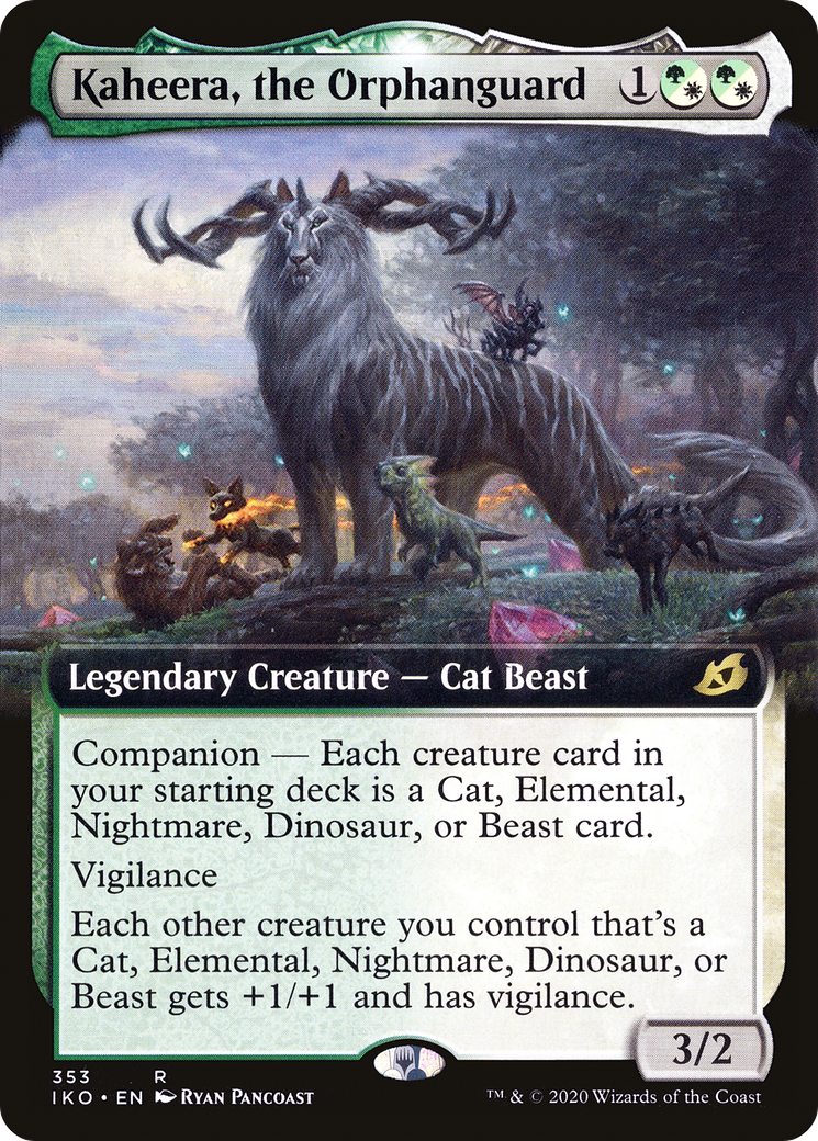 Kaheera, the Orphanguard (Extended Art) (353) [Ikoria: Lair of Behemoths] - Deck Out Gaming