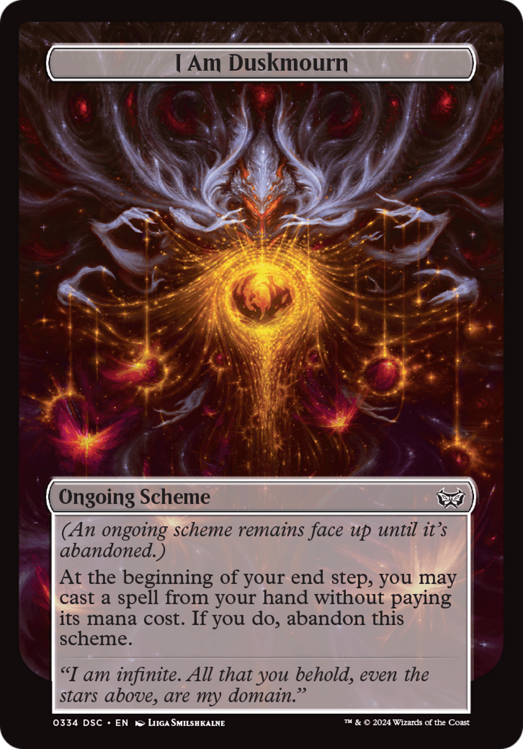 I Am Duskmourn (Full Art) (334) [Duskmourn: House of Horror Commander] - Deck Out Gaming