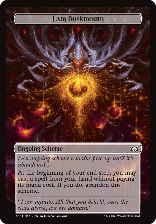 I Am Duskmourn (Full Art) (334) [Duskmourn: House of Horror Commander] - Deck Out Gaming