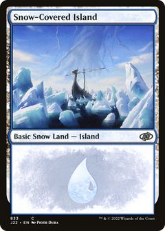 Snow-Covered Island (833) [Jumpstart 2022] - Deck Out Gaming