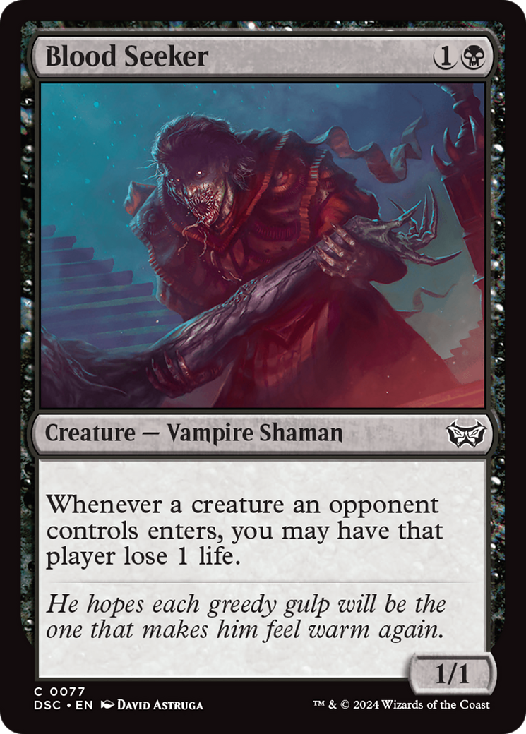 Blood Seeker (77) [Duskmourn: House of Horror Commander] - Deck Out Gaming