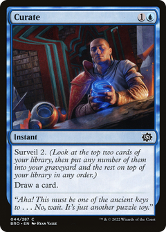 Curate (44) [The Brothers' War] foil - Deck Out Gaming