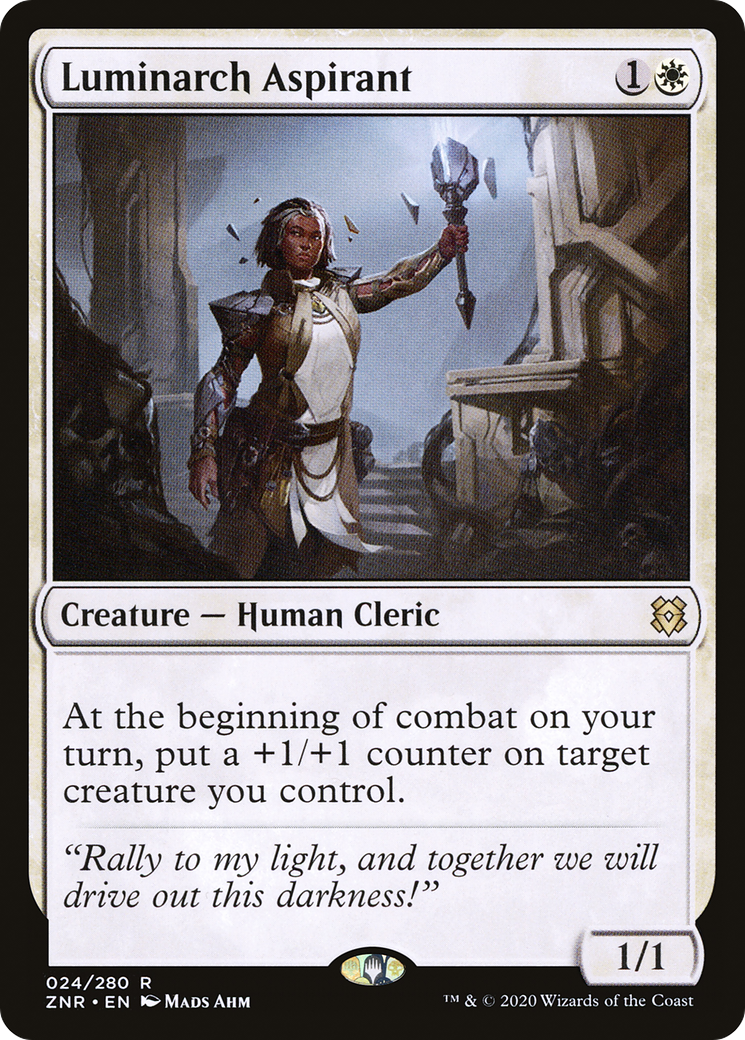 Luminarch Aspirant (24) [Zendikar Rising] foil - Deck Out Gaming