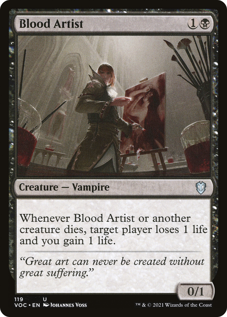 Blood Artist (119) [Commander: Innistrad: Crimson Vow] - Deck Out Gaming