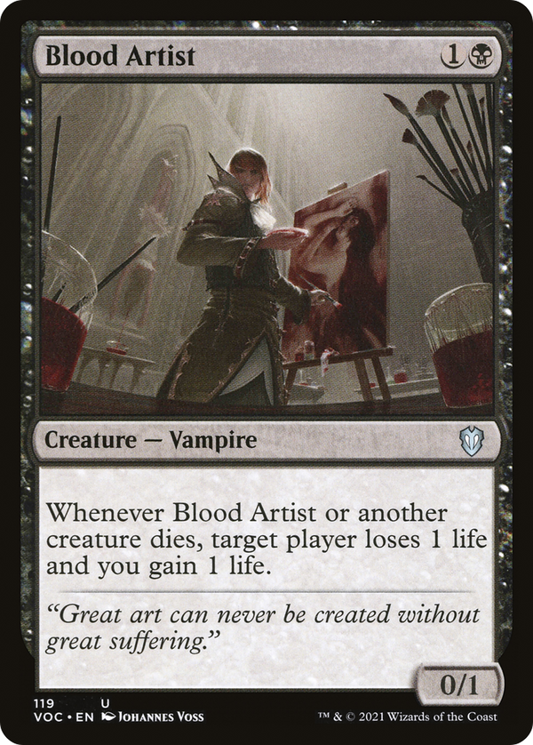 Blood Artist (119) [Commander: Innistrad: Crimson Vow] - Deck Out Gaming
