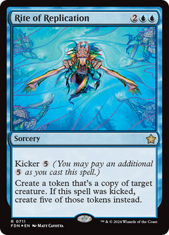 Rite of Replication (711) [Foundations] foil - Deck Out Gaming