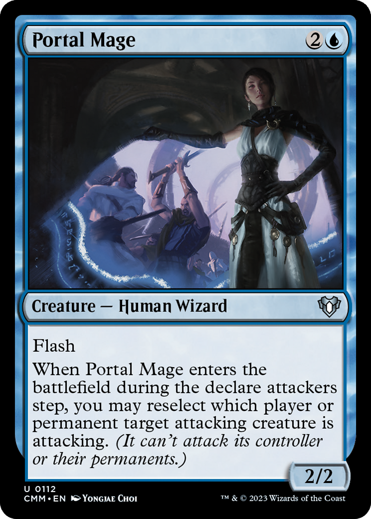 Portal Mage (112) [Commander Masters] foil - Deck Out Gaming