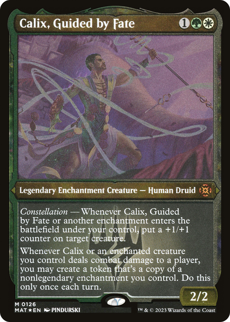 Calix, Guided by Fate (126) [March of the Machine: The Aftermath] etched - Deck Out Gaming