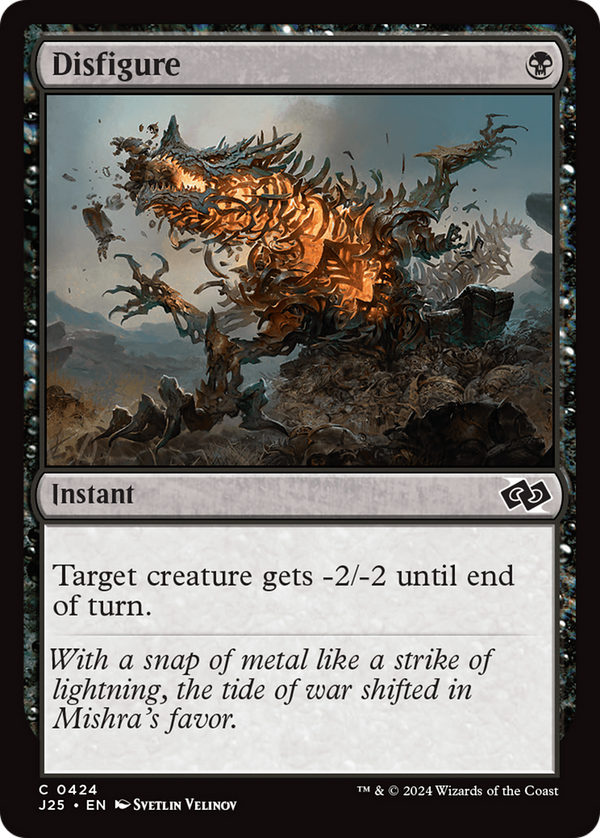 Disfigure (424) [Foundations Jumpstart] - Deck Out Gaming
