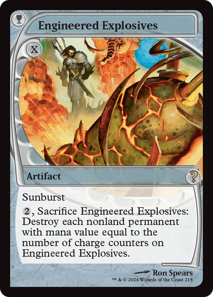 Engineered Explosives (Future Sight) (218) [Mystery Booster 2] foil - Deck Out Gaming