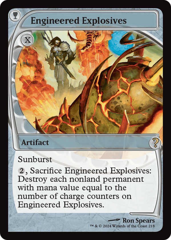 Engineered Explosives (Future Sight) (218) [Mystery Booster 2] foil - Deck Out Gaming