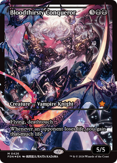 Bloodthirsty Conqueror (Showcase) (426) [Foundations] foil - Deck Out Gaming