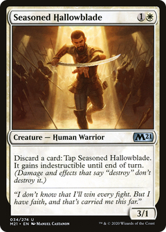 Seasoned Hallowblade (34) [Core Set 2021] - Deck Out Gaming