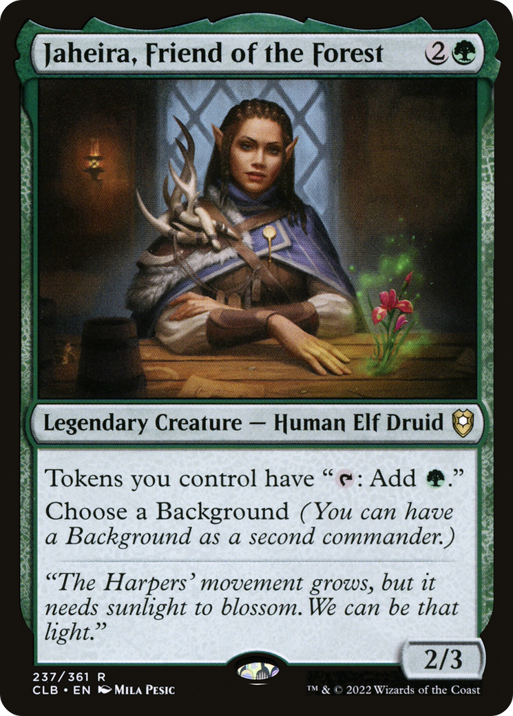 Jaheira, Friend of the Forest (237) [Commander Legends: Battle for Baldur's Gate] - Deck Out Gaming