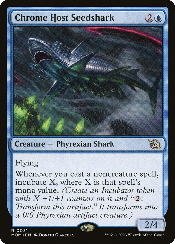 Chrome Host Seedshark (51) [March of the Machine] - Deck Out Gaming